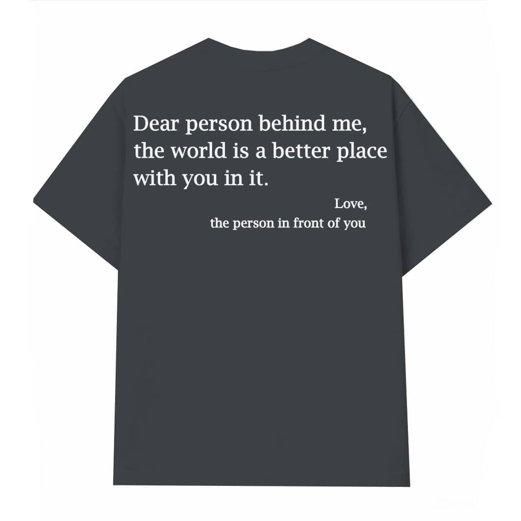 Dear Person Behind Me Vintage T-shirt – Mental Health Awareness Gift