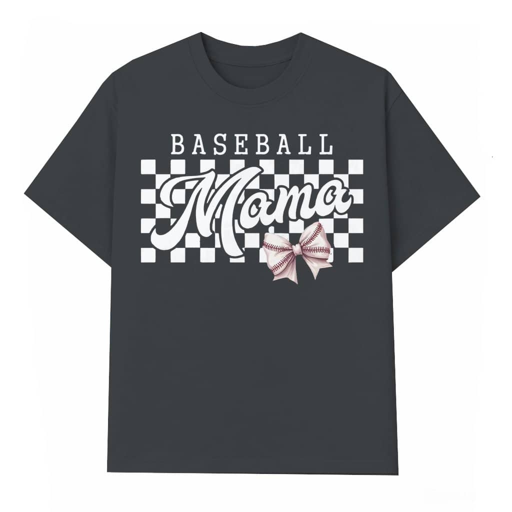 Baseball Mama T-shirt – Game Day Gift for Sports Mom Vintage