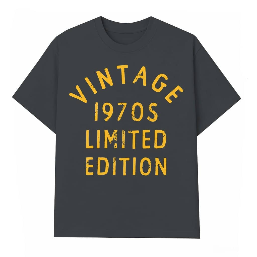 Funny Vintage 1970s T-shirt – Birthday Gift for Women Retro Classic