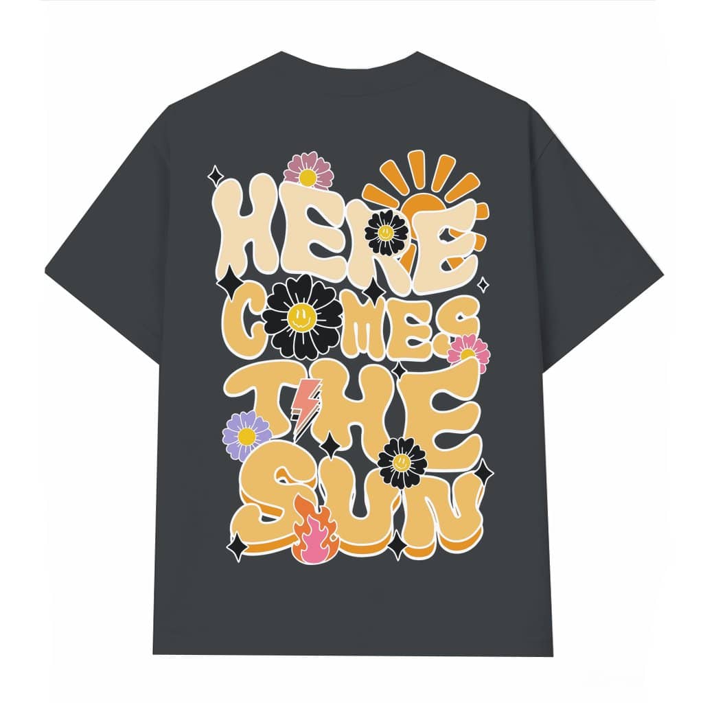 Vintage Floral Letter Women's T-shirt – Birthday Gift for Her Cute