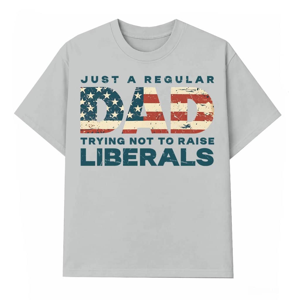 4th of July American Flag T-shirt – Father's Day Gift for Dad Vintage Proud