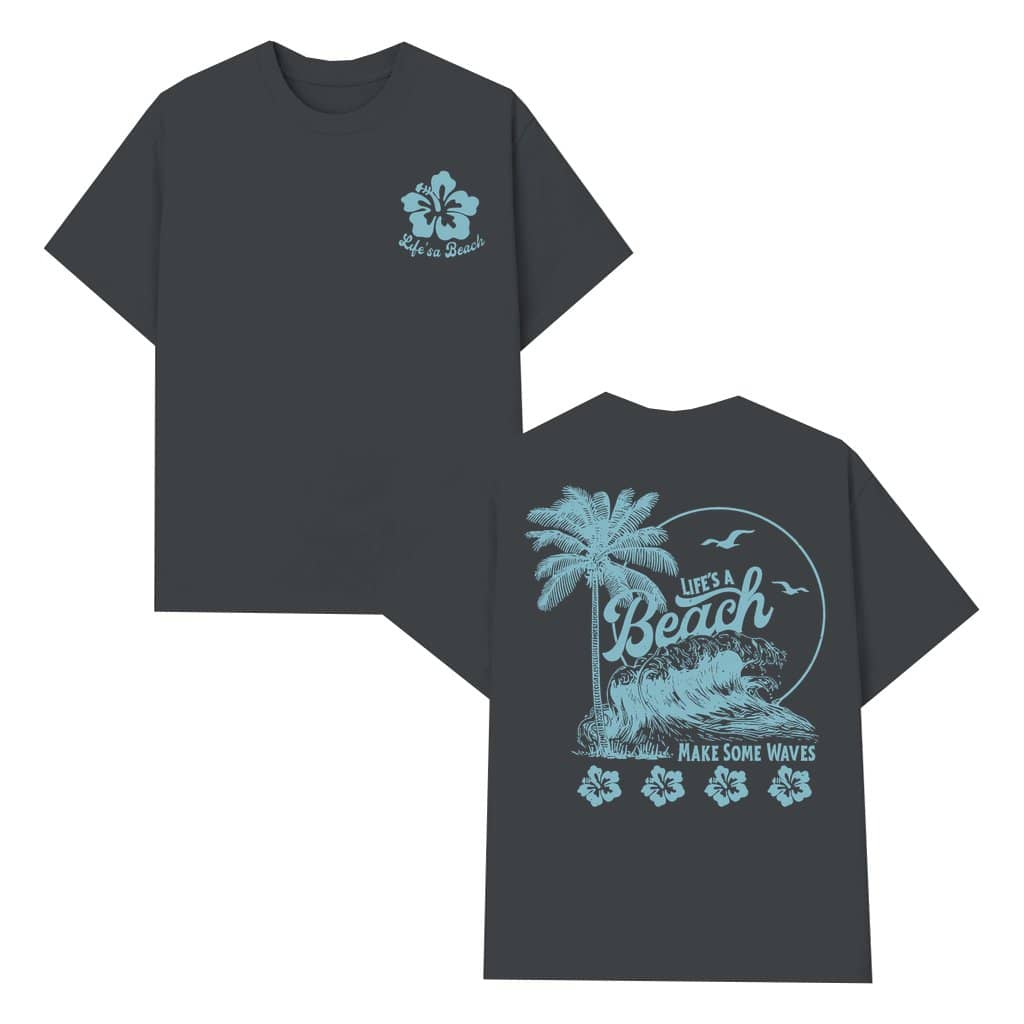 Floral Letter T-shirt – Summer Gift for Women Vintage Trendy