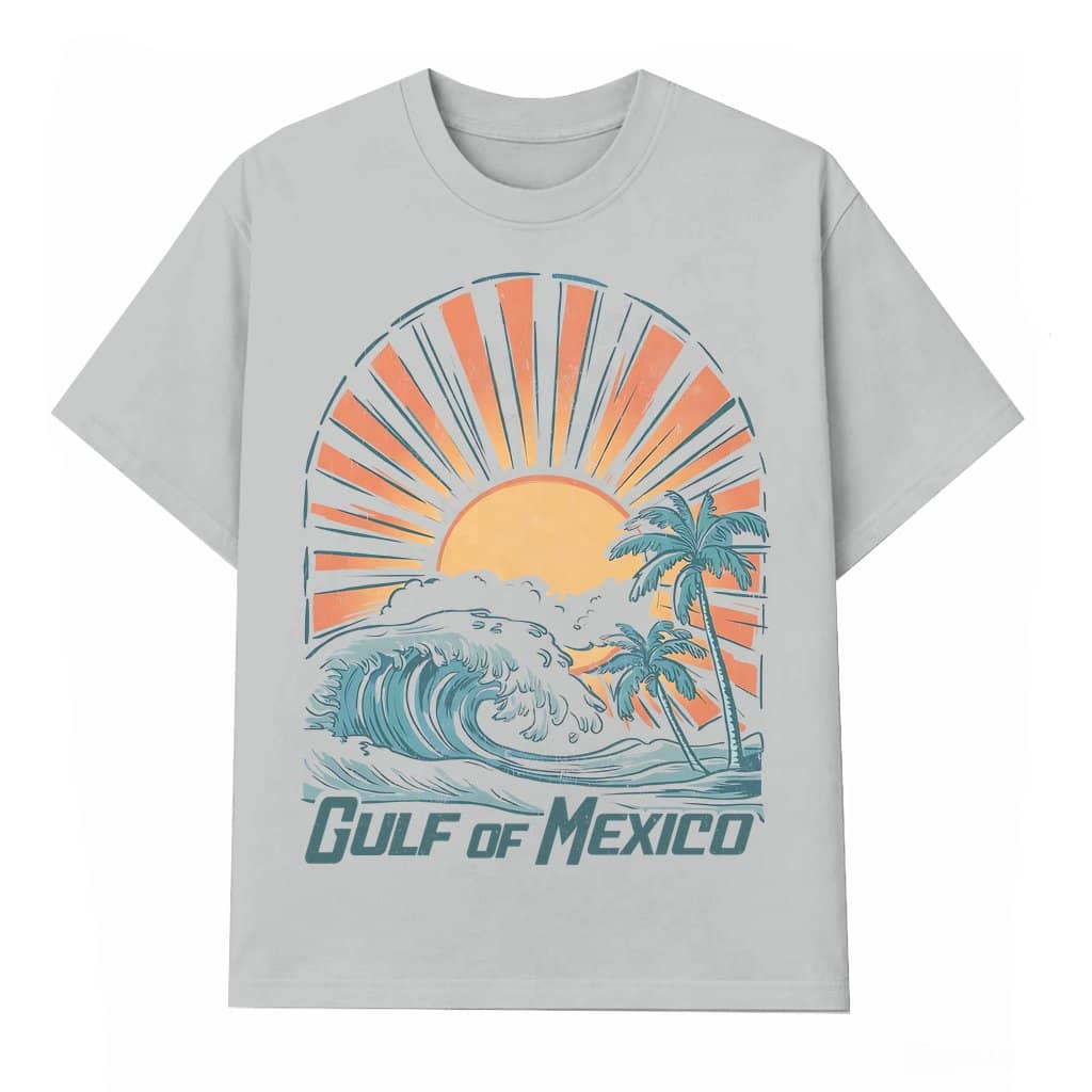 Vintage Gulf of Mexico T-shirt – Gift for Ocean Lover Coastal Aesthetic