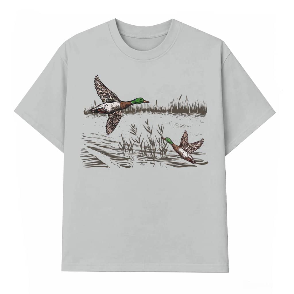 Mallard Ducks T-shirt – Gift for Animal Lover Vintage Retro 90s