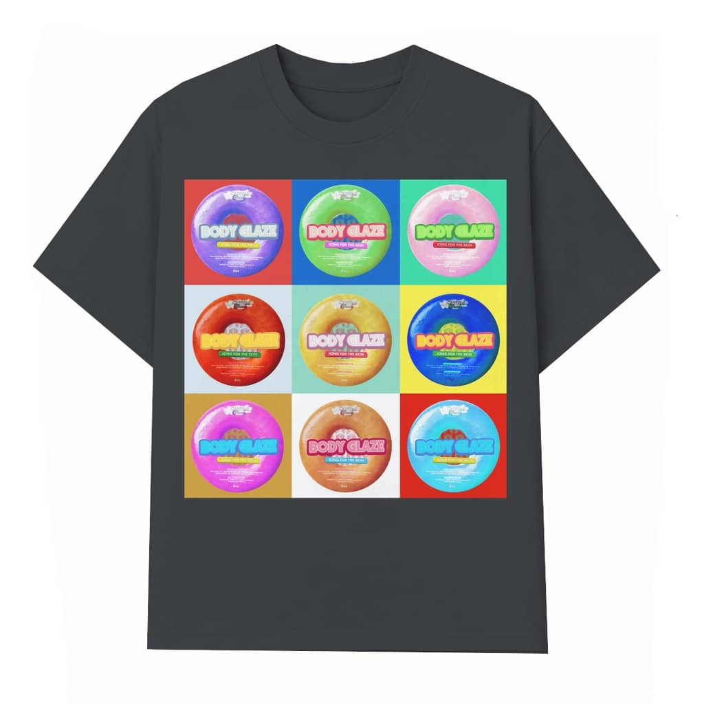 Black Body Glaze T-shirt – Birthday Gift for Him Vintage