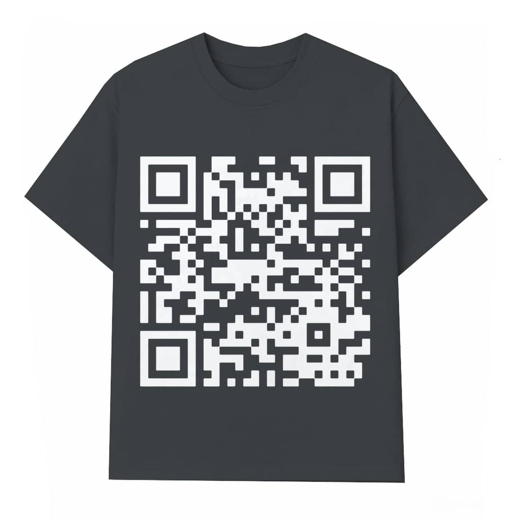 Funny F*ck You QR Code T-shirt – Sarcastic Gift for Adults Adult Humor