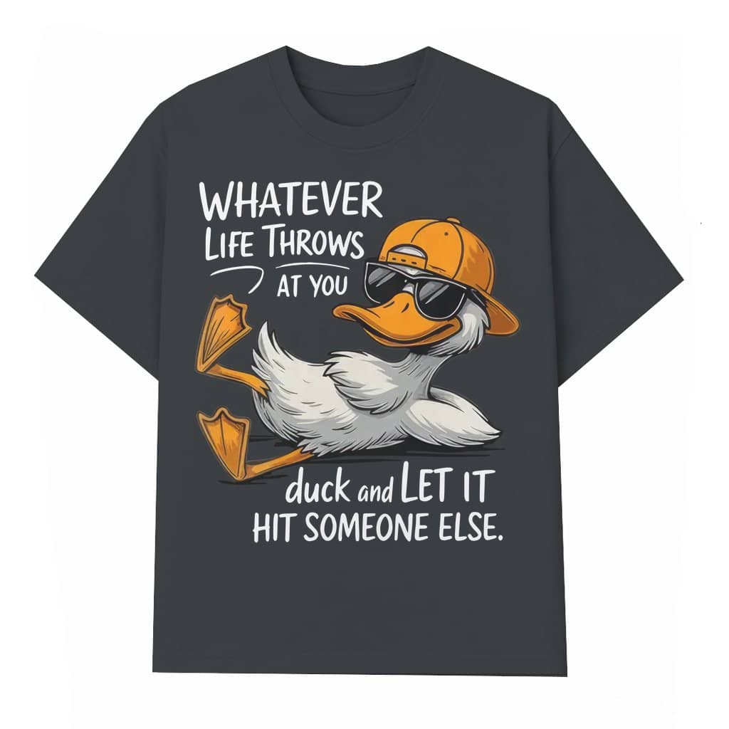 Funny Duck Meme T-shirt – Birthday Gift for Men Women Funny Quote