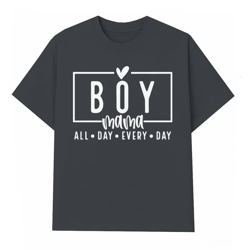 Funny Boy Mama T-shirt – Mother's Day Gift for Mom Cute Trendy Casual