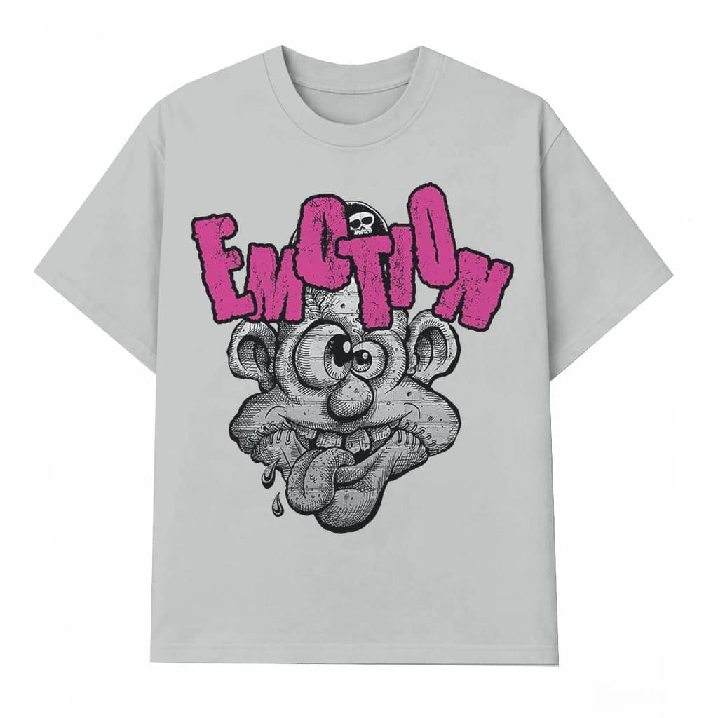 Vintage Cartoon Monster T-shirt – Gift for Men Y2k Hip Hop Streetwear