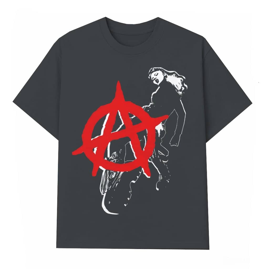 Anarchy T-shirt – Y2K Fashion Streetwear Gift for Men Women