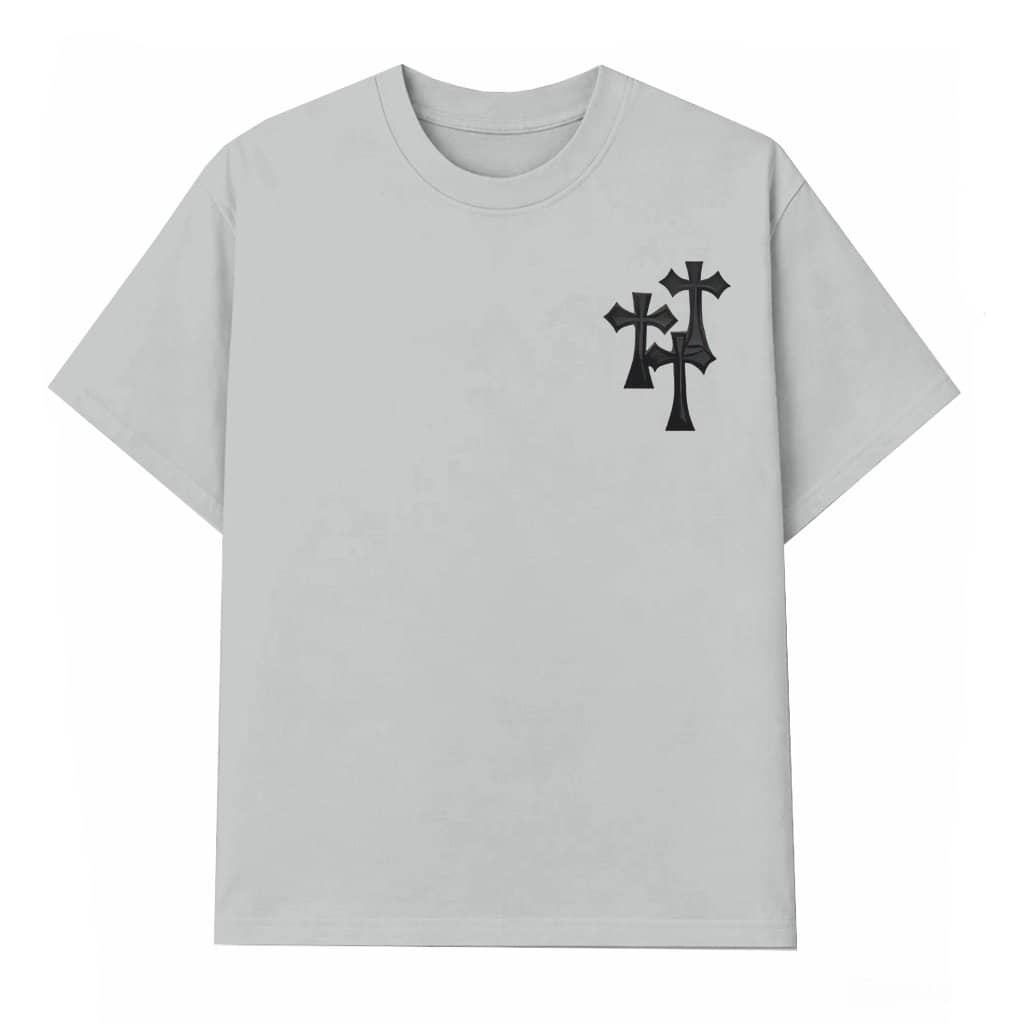 Cross T-shirt – Gift for Men Trendy Loose Fit Streetwear Summer Casual