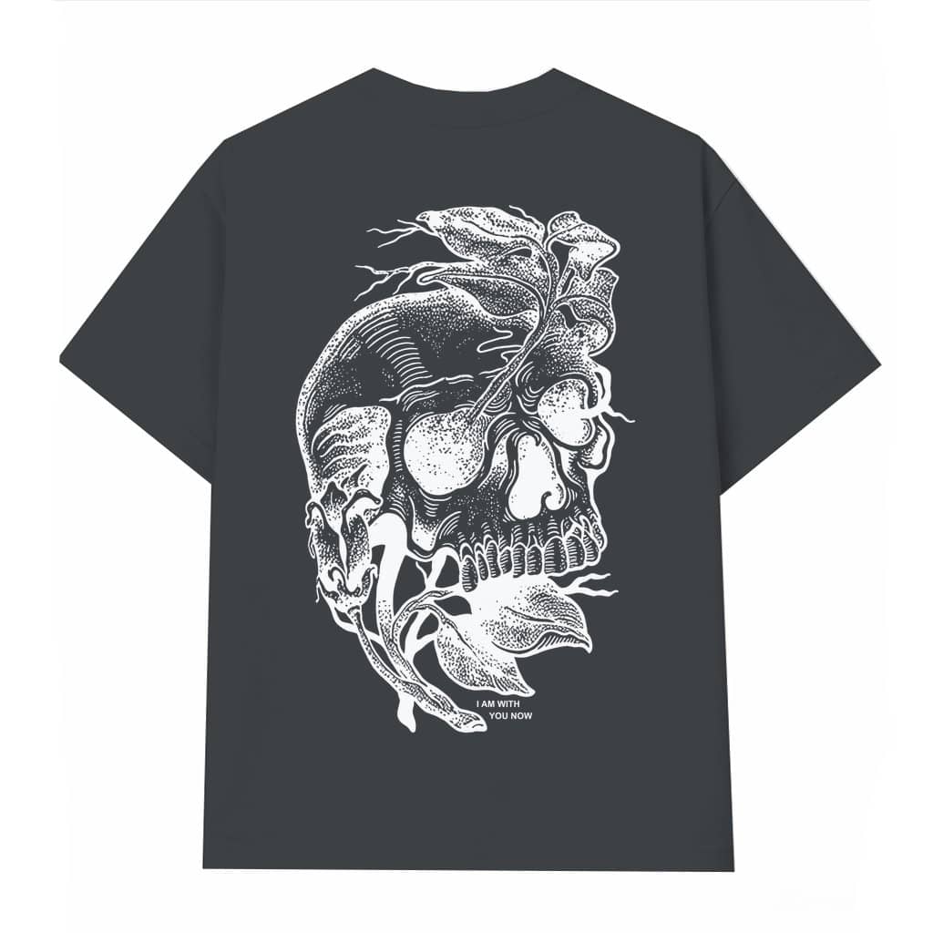 Skull T-shirt – Back to School Gift for Students Unisex Edgy Dark Style