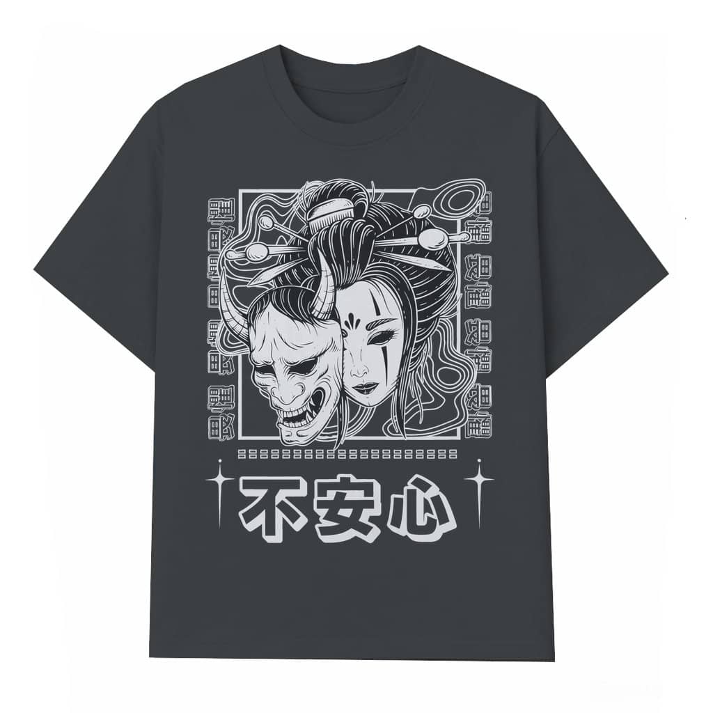 Japanese Cyberpunk Anime T-shirt – Gift for Anime Fans Harajuku Streetwear Vintage