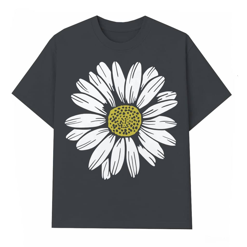 Floral Print T-shirt – Summer Gift for Women Round Neck Casual Streetwear