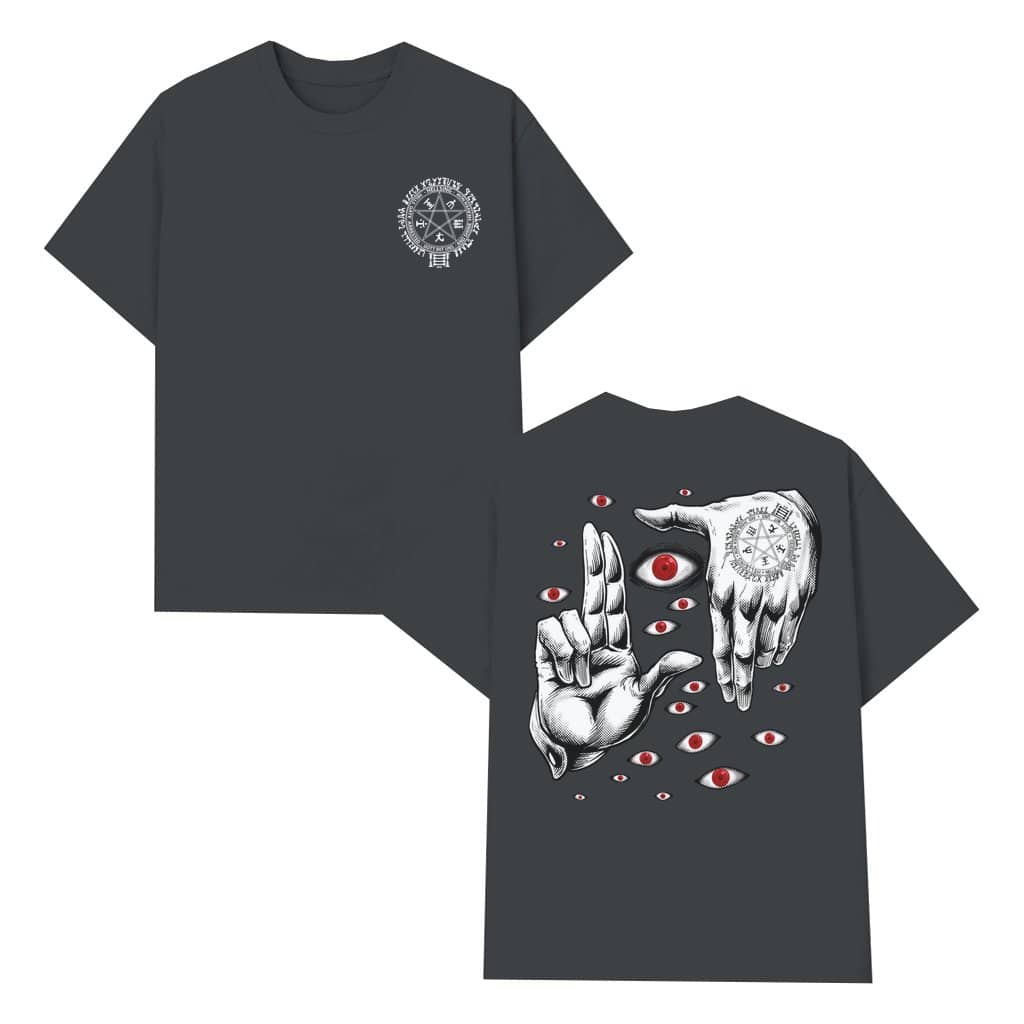 Occult Symbol T-shirt – Birthday Gift for Him Dark Edgy Streetwear 2 Sided Print
