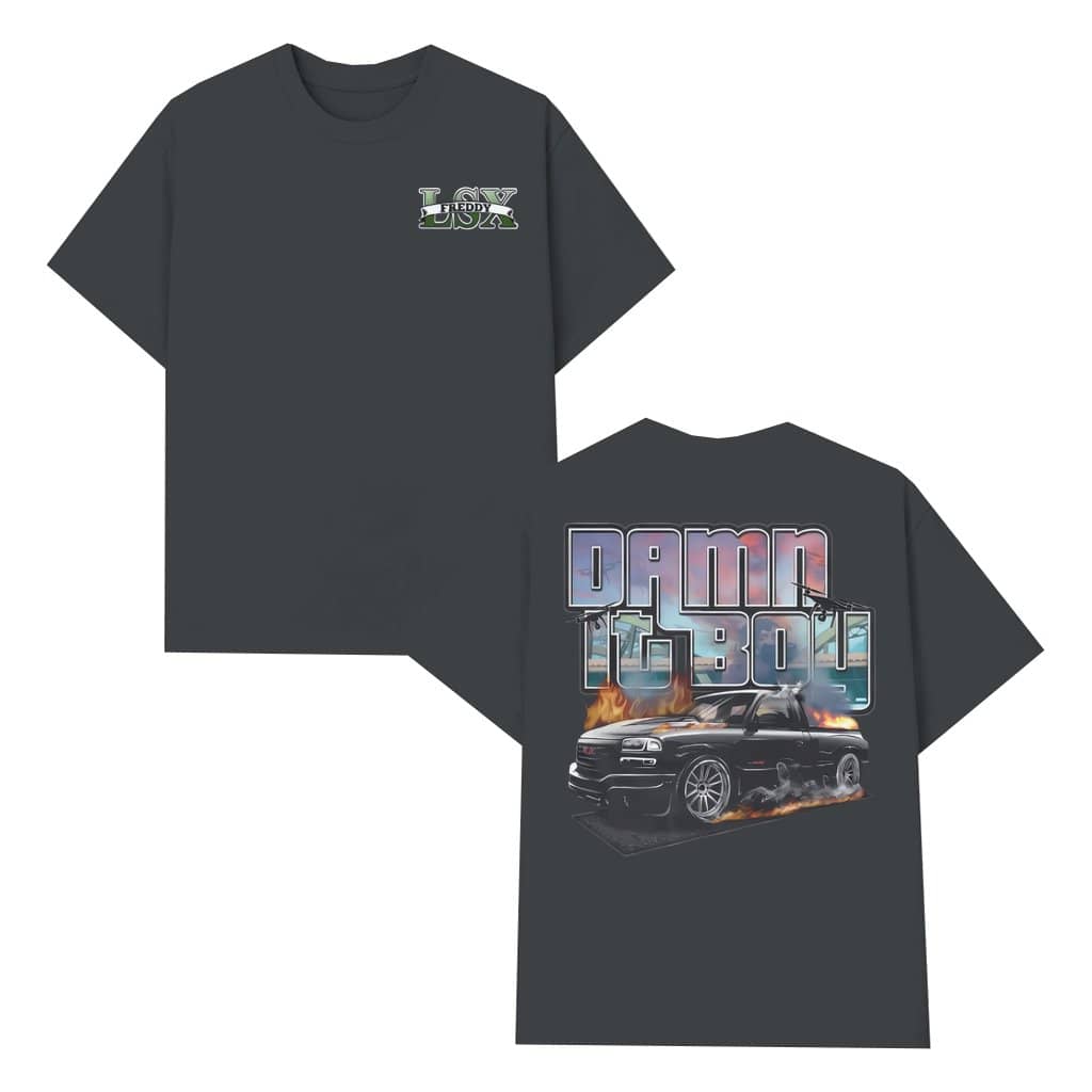 Bold Torque Dammit Boy T-shirt – Gift for Diesel Fans Racing Tee Garage Streetwear 2 Sided Print