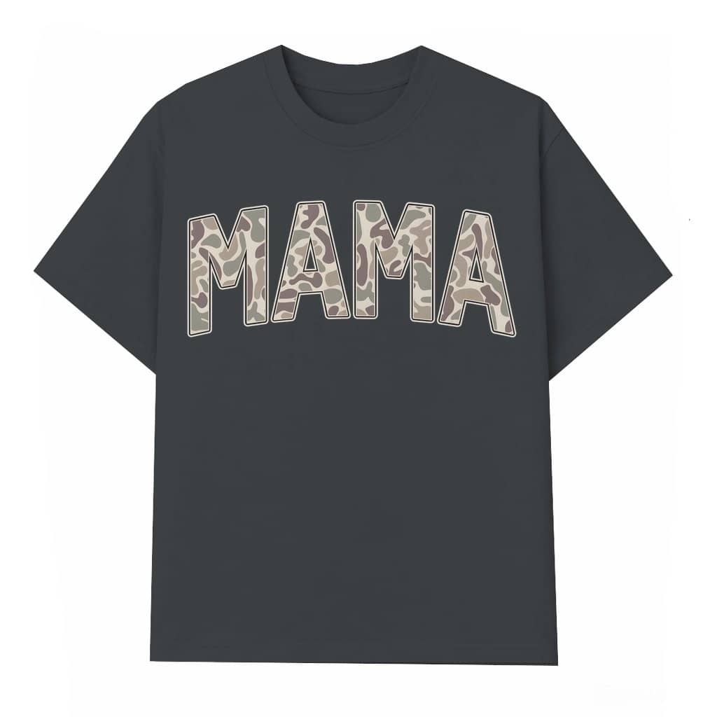 Camo Mama Mom Life T-shirt – Mother's Day Gift for Mom