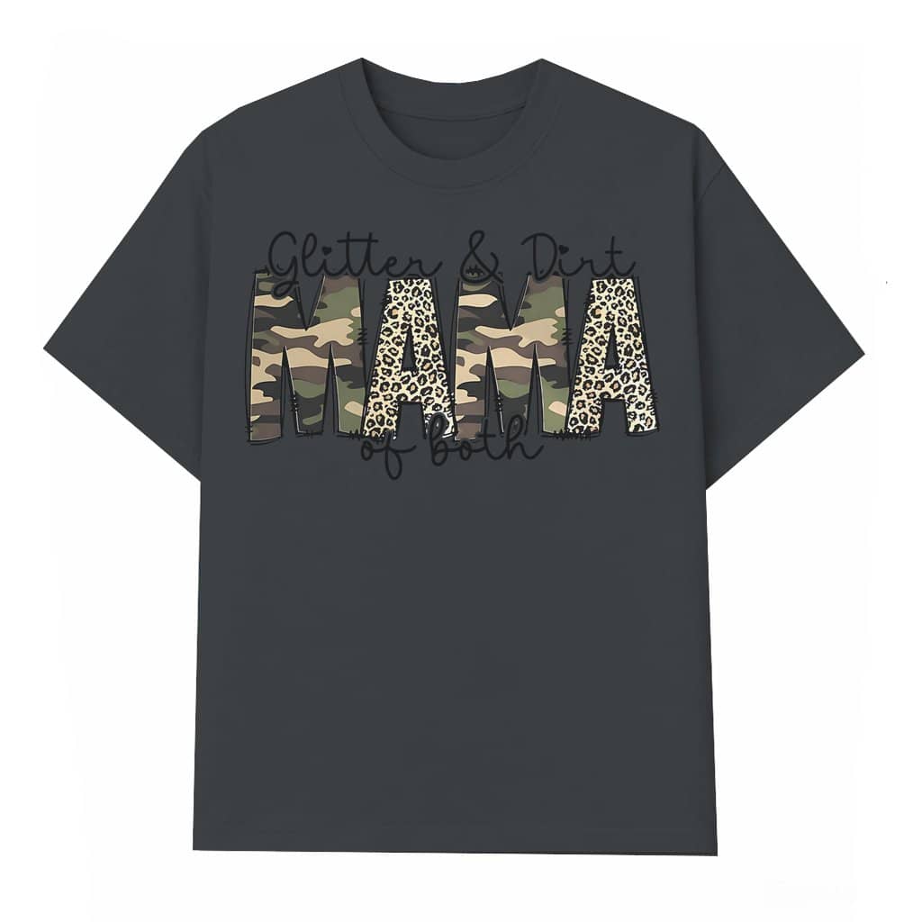 Trendy Mama of Both Camo Leopard T-shirt – Gift for Mom