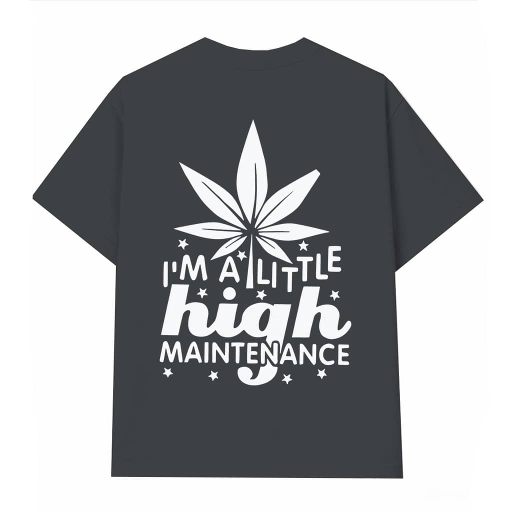 Trendy Leaf Letter T-shirt – Gift for Women Plus Size Casual