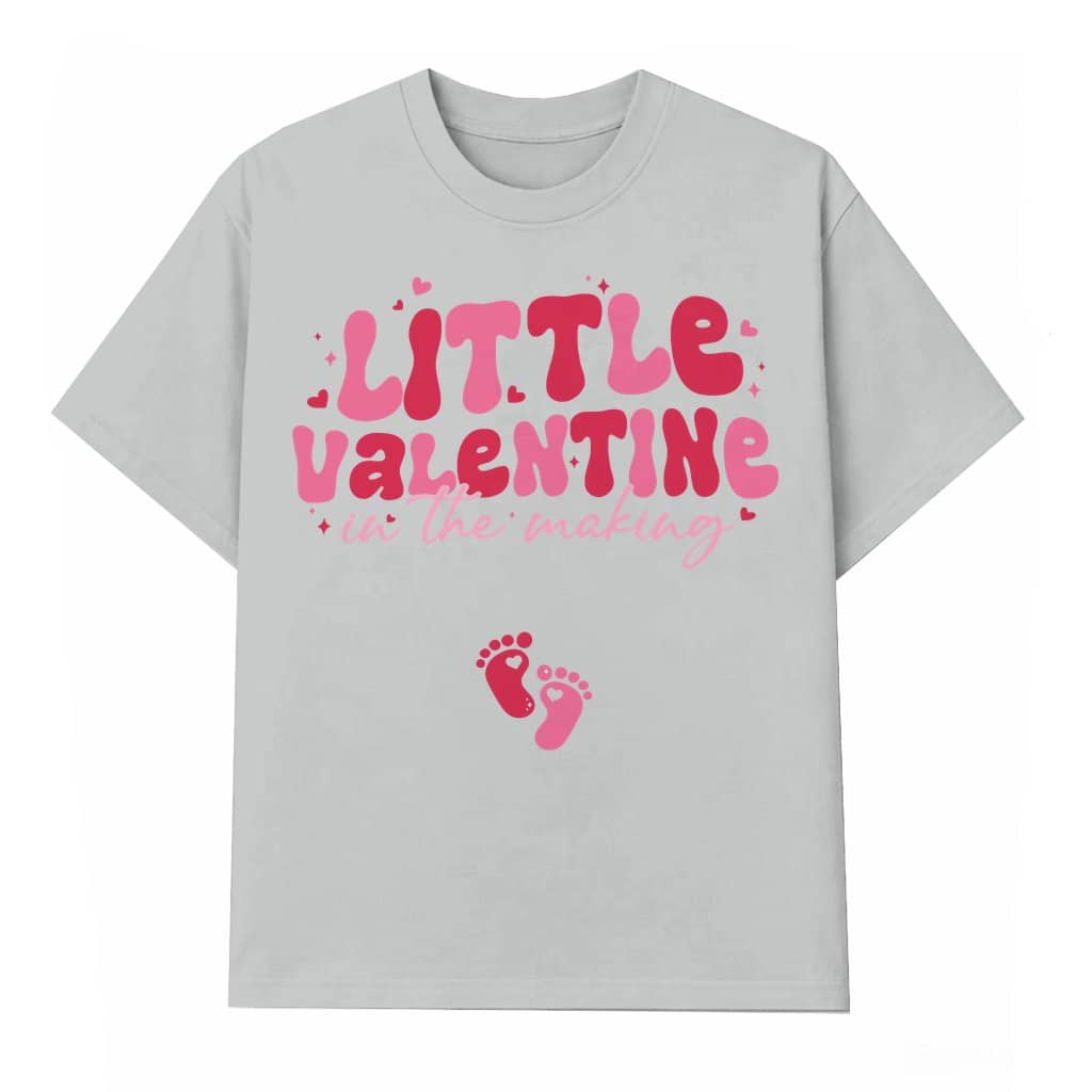 Cute Funny Pregnancy T-shirt – Valentine's Day Reveal Gift for Expectant Mom