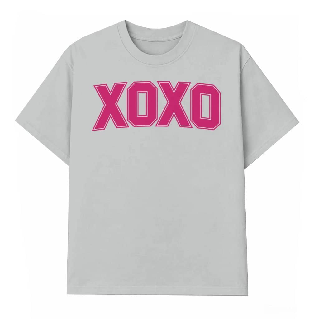 XOXO Pink T-shirt – Valentines Day Gift for Pregnant Women and Couples