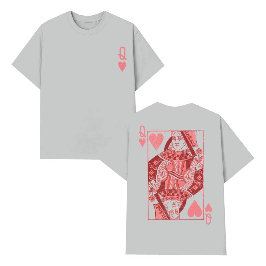 Queen of Hearts T-shirt – Valentine's Day Gift for Teacher Nurse Funny