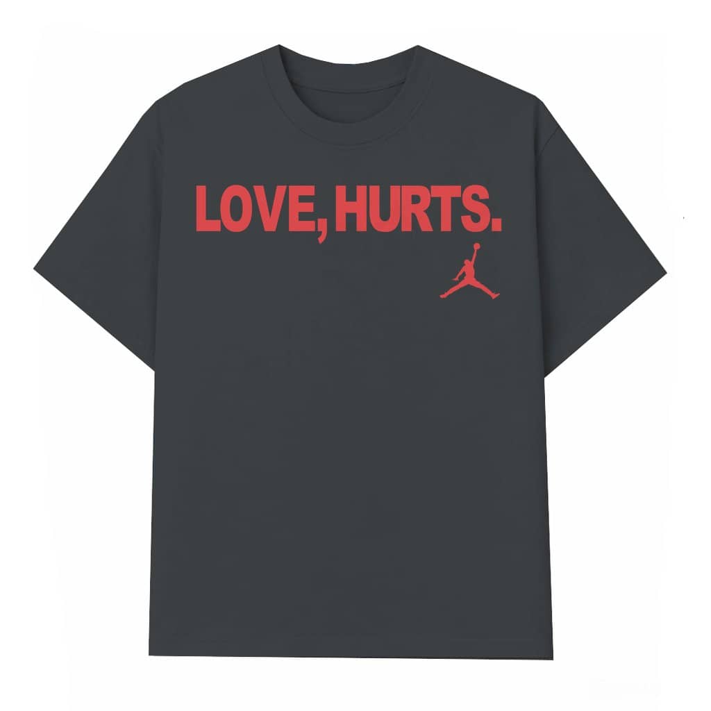 Love Hurts T-shirt – Game Day Gift for Football Fans Trendy Streetwear