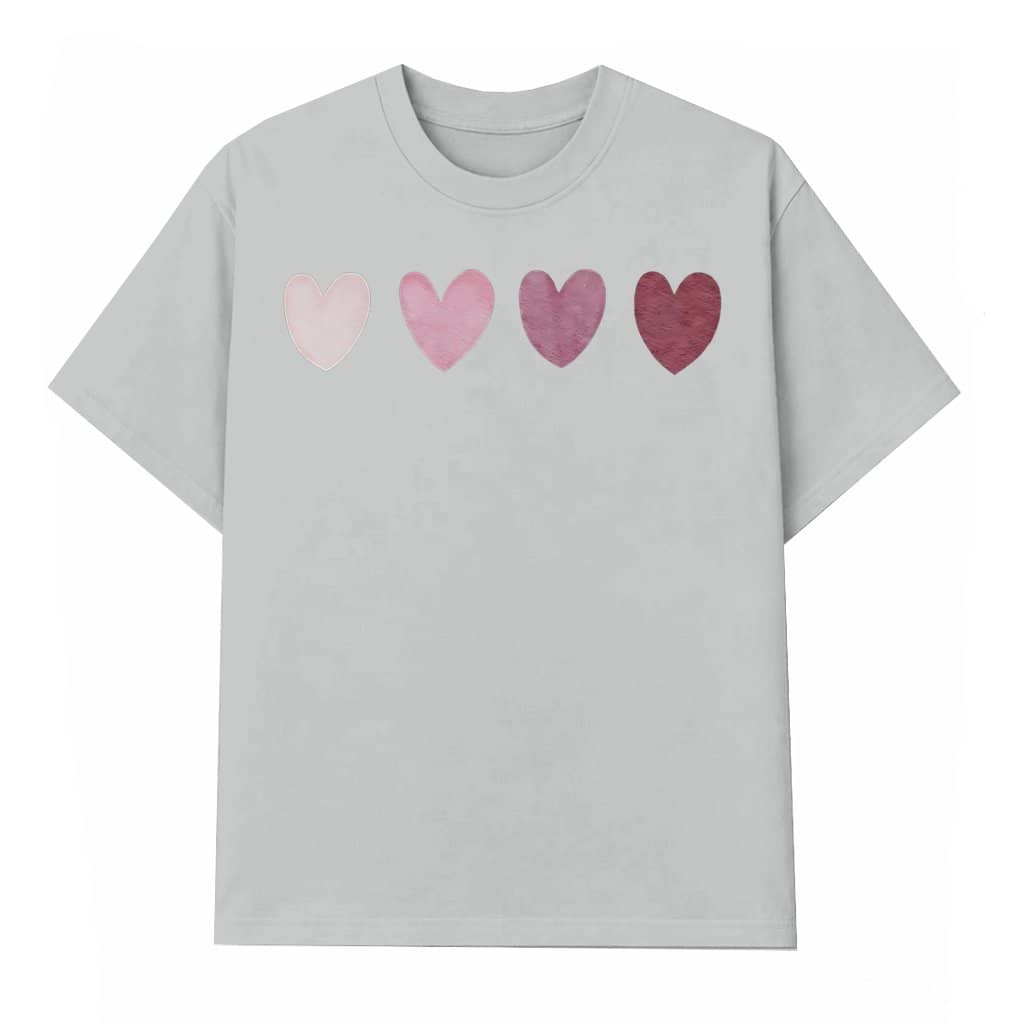 T-shirt Valentine's Day – Cute Vintage Heart Gift for Her
