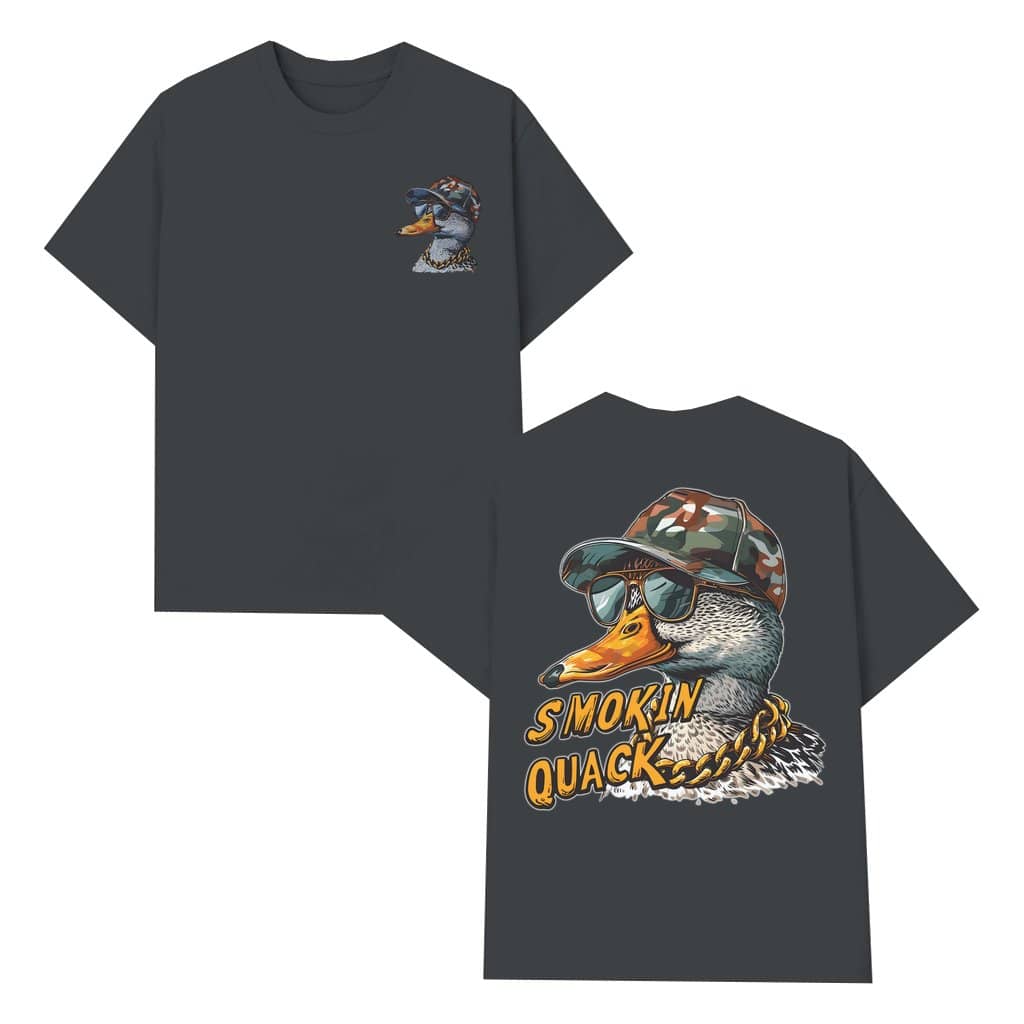 Smokin Quack T-shirt – Duck Hunting Gift for Hunters Funny