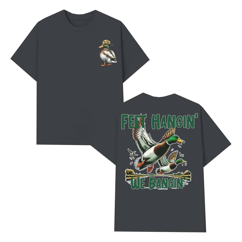 Duck Hunting T-shirt – Gift for Hunters Fishing Life 2 Sided Print