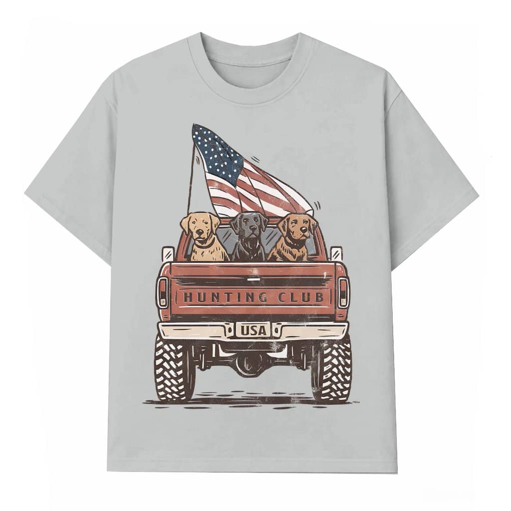 Patriotic Dogs T-shirt – 4th of July Gift for Family American Flag