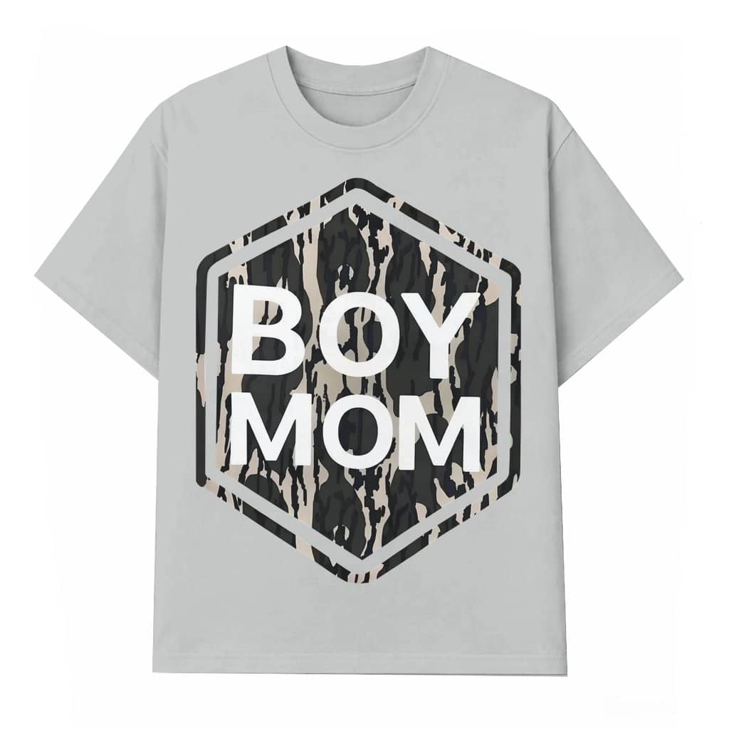 Boy Mom Camo T-shirt – Fall Gift for Boy Mom Rustic Hunting Inspired