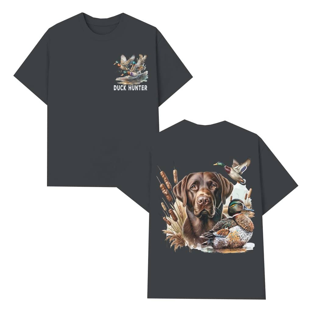 Duck Hunting T-shirt – Summer Gift for Duck Hunter Chocolate Lab Owner