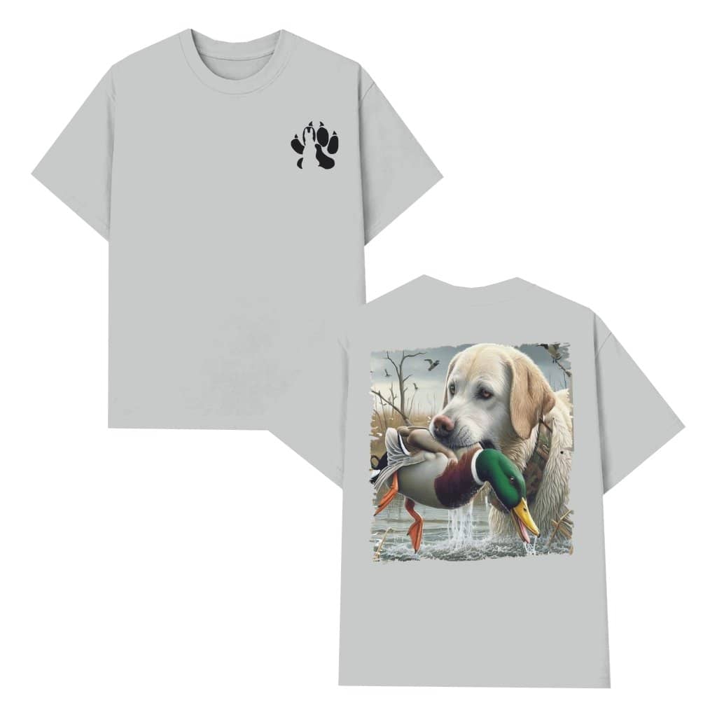 Labrador Retriever Hunting T-shirt – Gift for Outdoor Enthusiasts Duck Dog Graphic