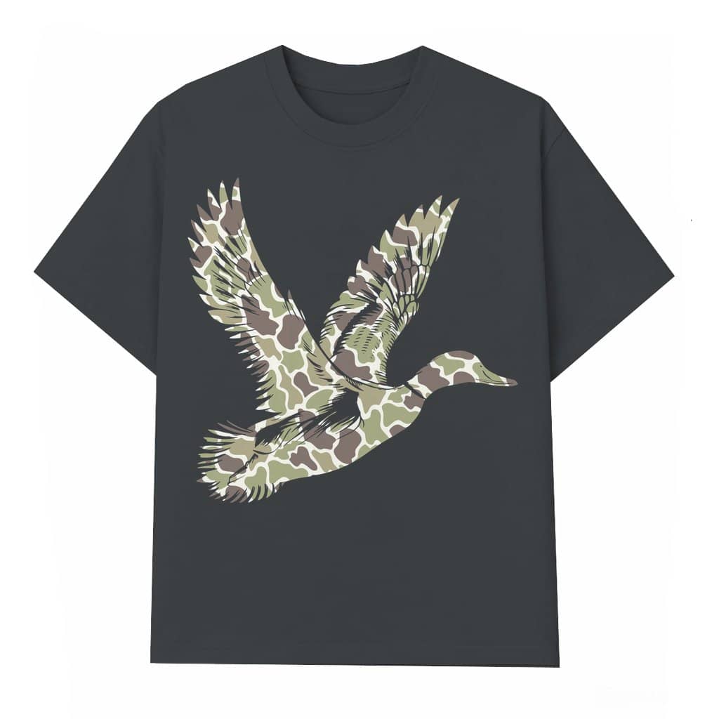 Camo Duck Hunting T-shirt – Gift for Hunters Classic Old School