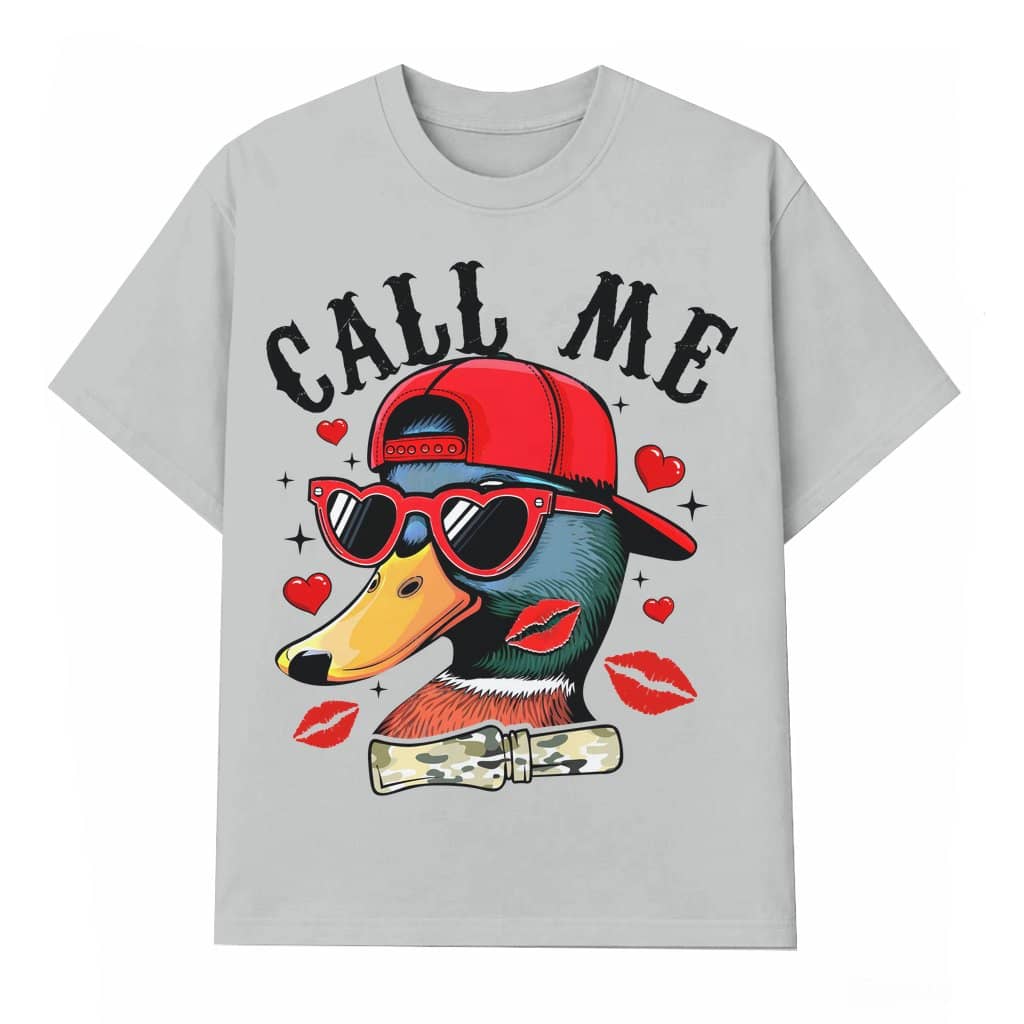 Funny Mallard Duck Hunter T-shirt – Valentine's Day Gift for Hunter Camo