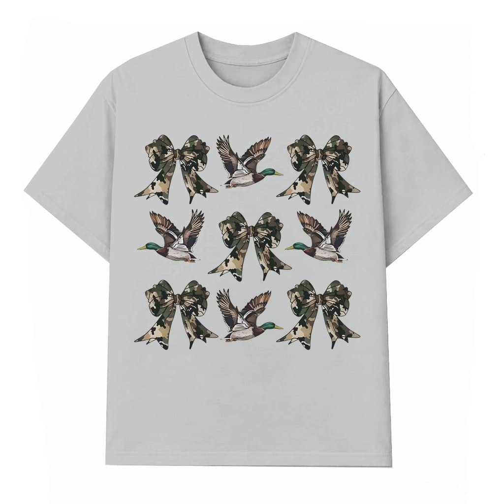 Vintage Hunting Wife T-shirt – Valentine's Day Gift for Wife Retro Camo Duck Hunter