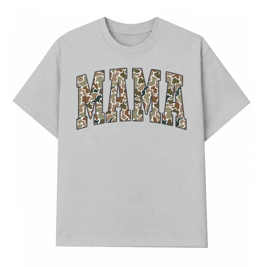 Camo Mama Duck Hunting T-shirt – Mother's Day Gift for Hunter Mom