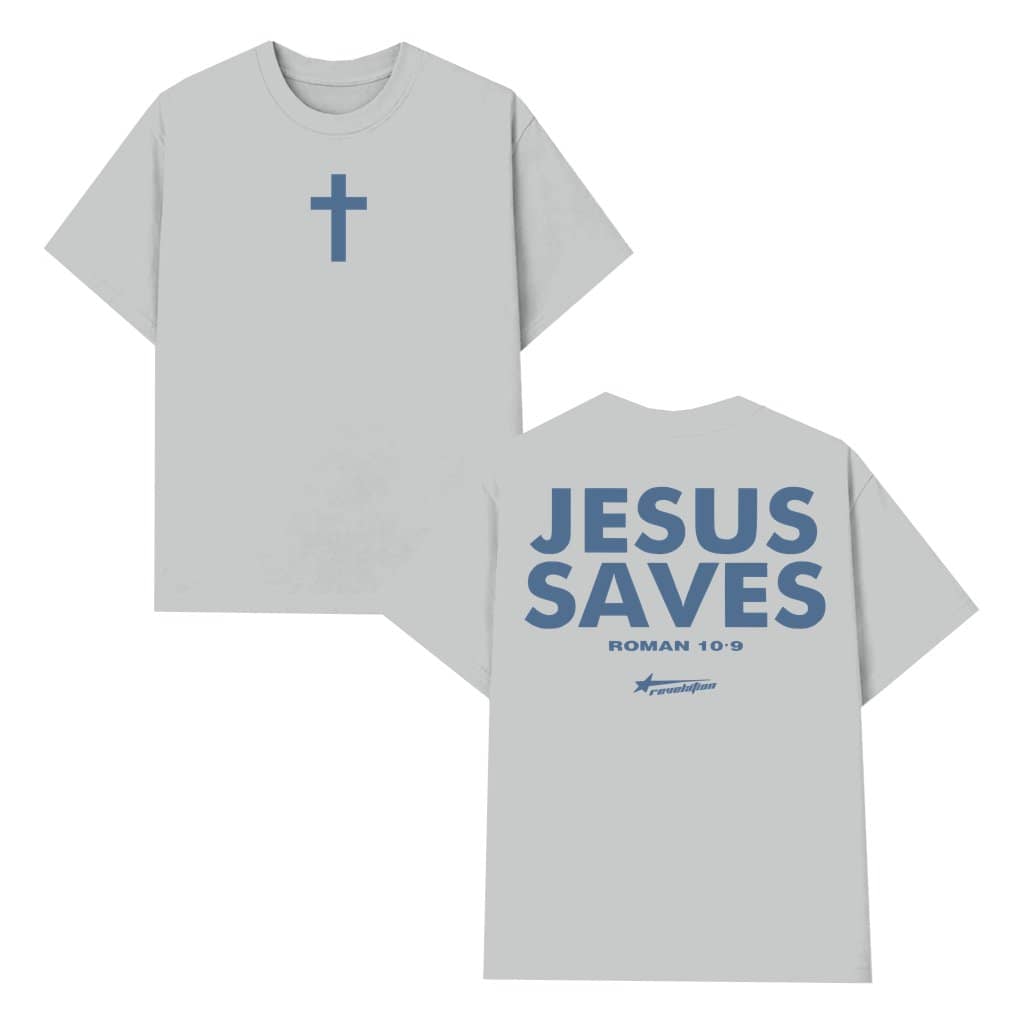 Jesus Saves T-shirt – Christian Faith Gift for Men & Women