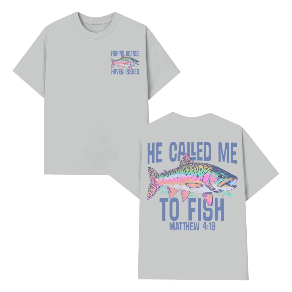 Called to Fish T-shirt – Fishing Christian Gift for Men Women