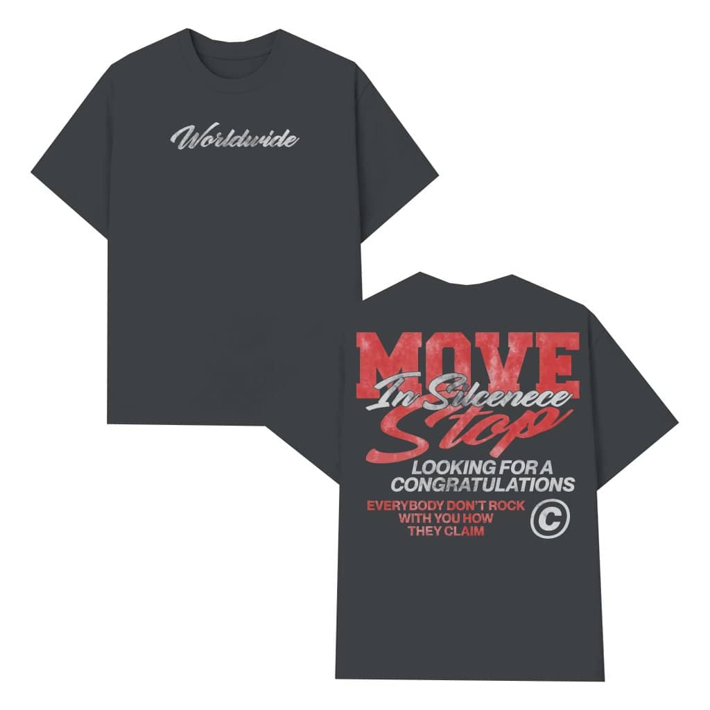 Move In Silence T-shirt – Birthday Gift Trendy Vintage 2 Sided Print