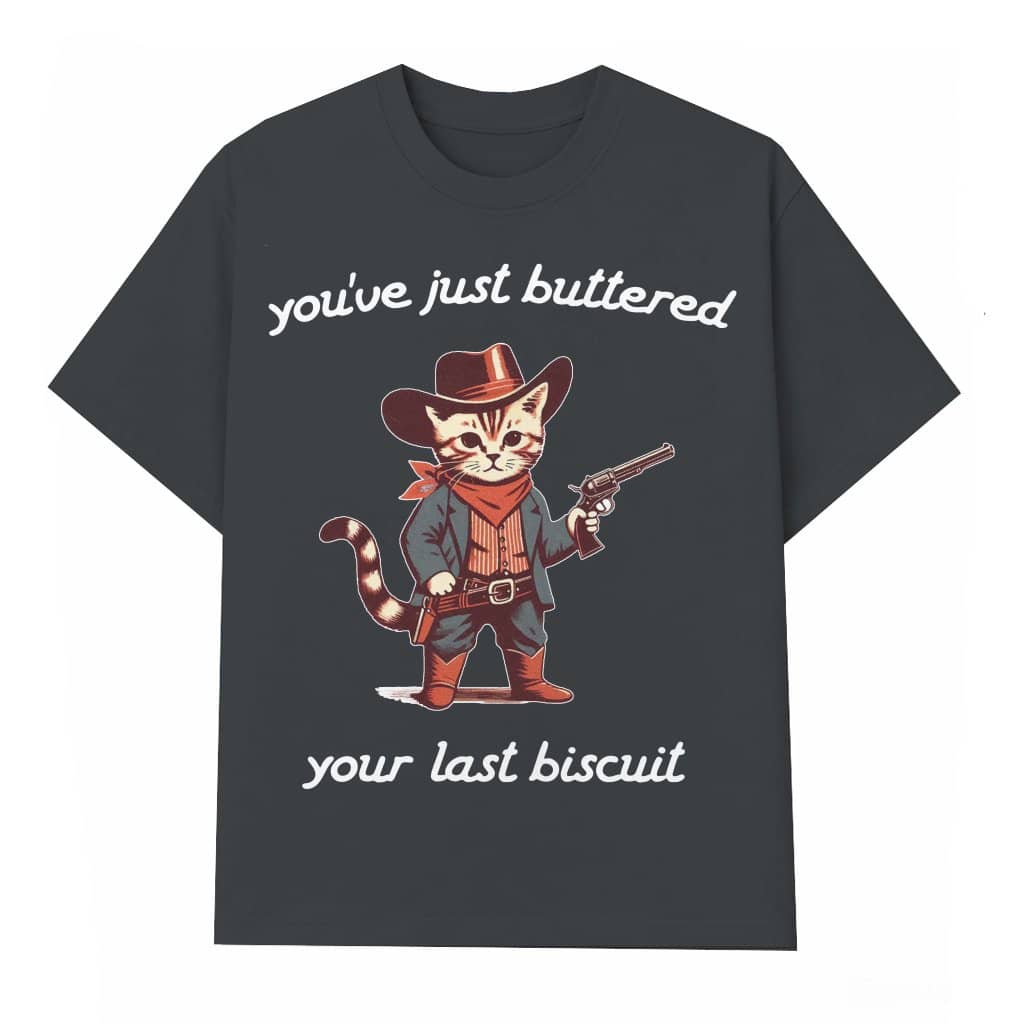 Funny Cowboy Cat Meowdy Partner T-shirt – Birthday Gift for Men Women Vintage Western