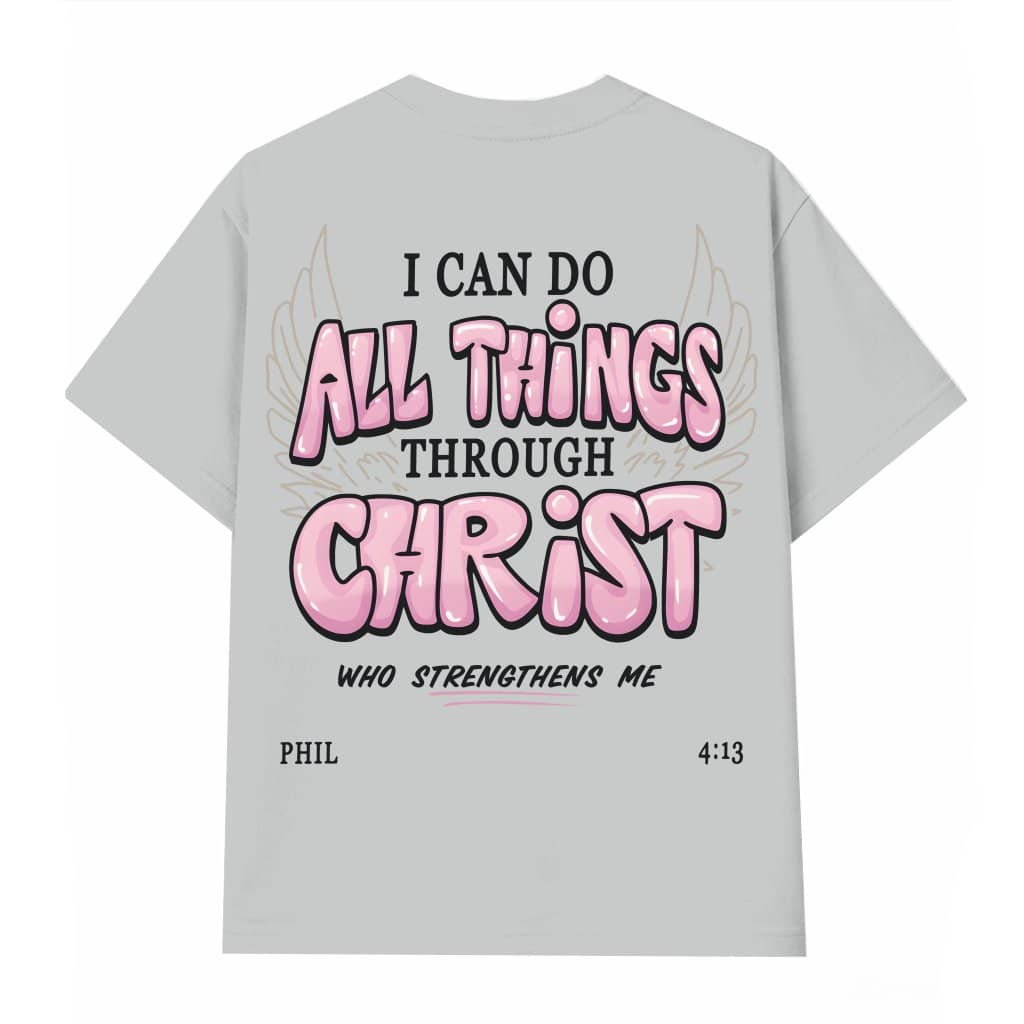 Vintage I Can Do All Things Through Christ T-shirt – Christian Gift for Men & Women