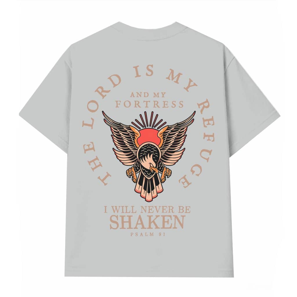 Psalm 91 T-shirt – Christian Gift for Men Scripture