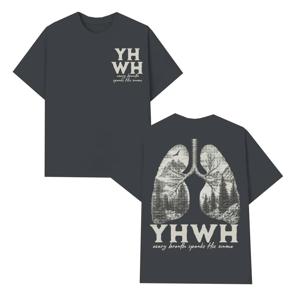 Christian YHWH Every Breath T-shirt – Inspirational Bible Verse Gift for Men Women