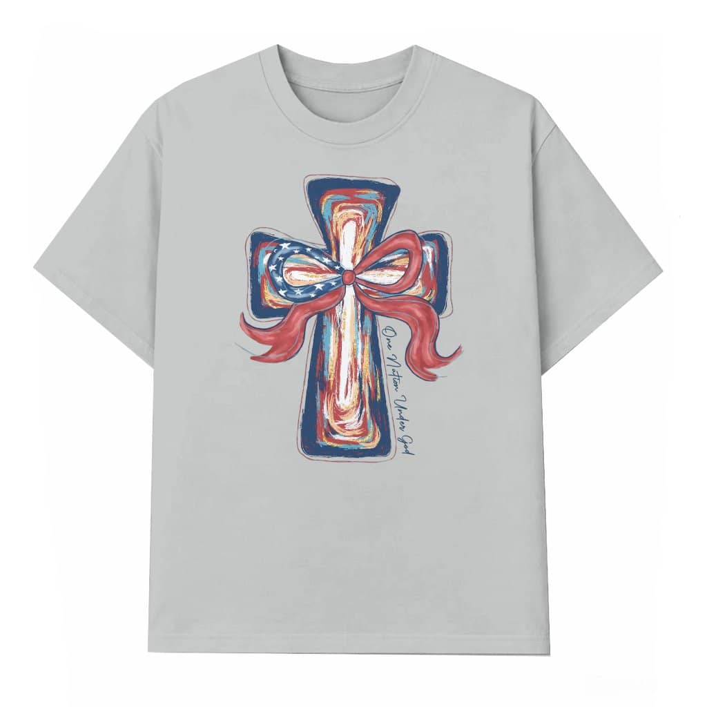 One Nation Under God T-shirt – Patriotic Christian Gift
