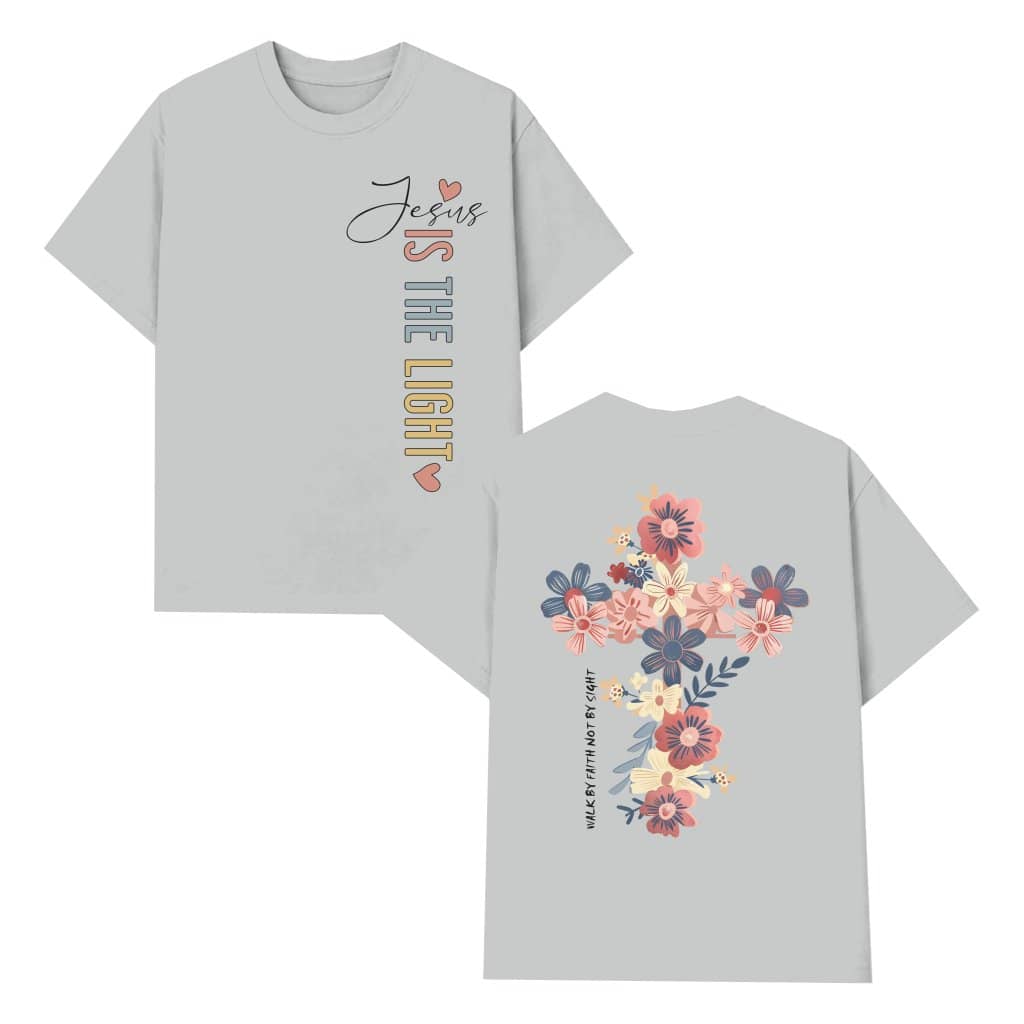 Jesus Is The Light T-shirt – Christian Gift for Women