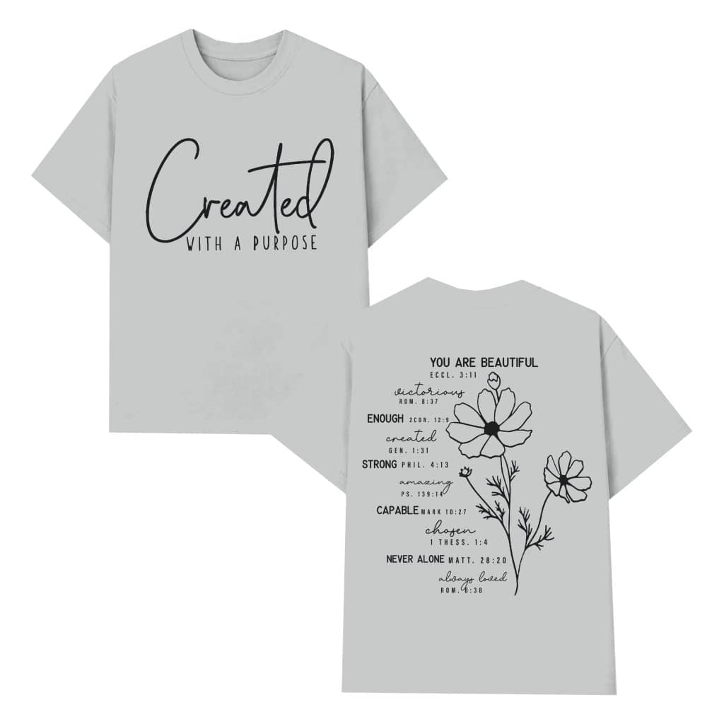 Inspirational Christian T-shirt – Jesus Bible Verse Gift for Christians