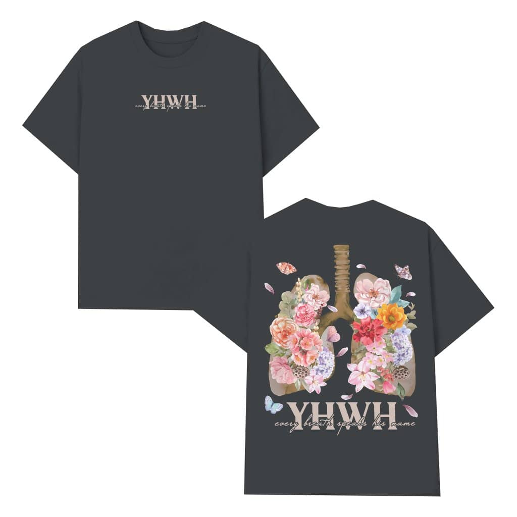 Yhwh Lungs Speak His Name Christian T-shirt – Meaningful Gift for Religious Friend