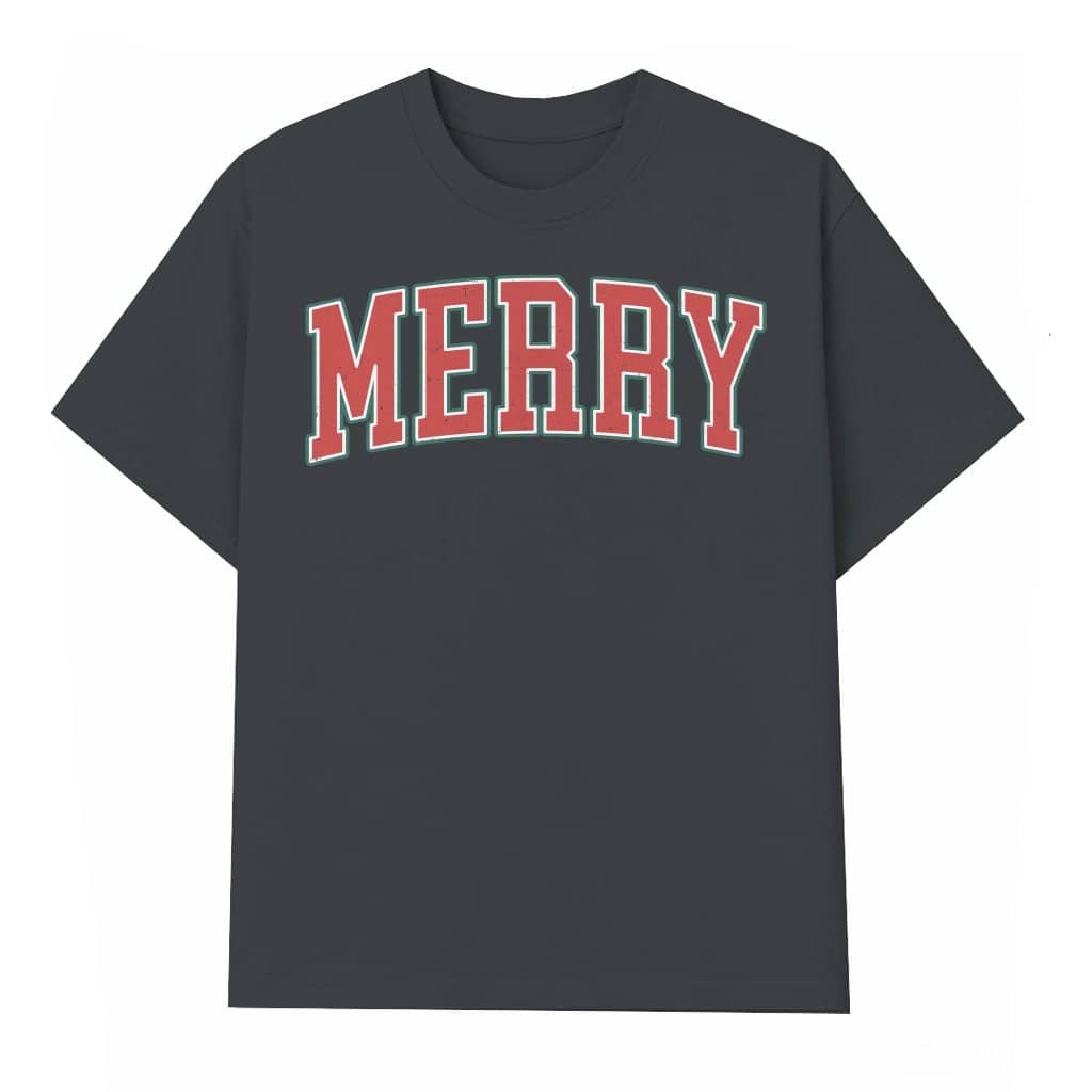 Merry Christmas T-shirt – Christmas Gift for Women Vintage